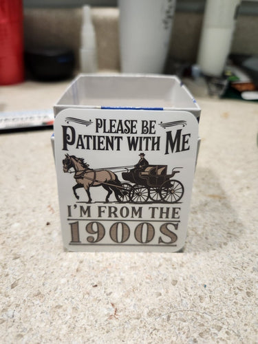 I'm From the 1900s Funny Vintage Sticker - Sticker - Charm and Char